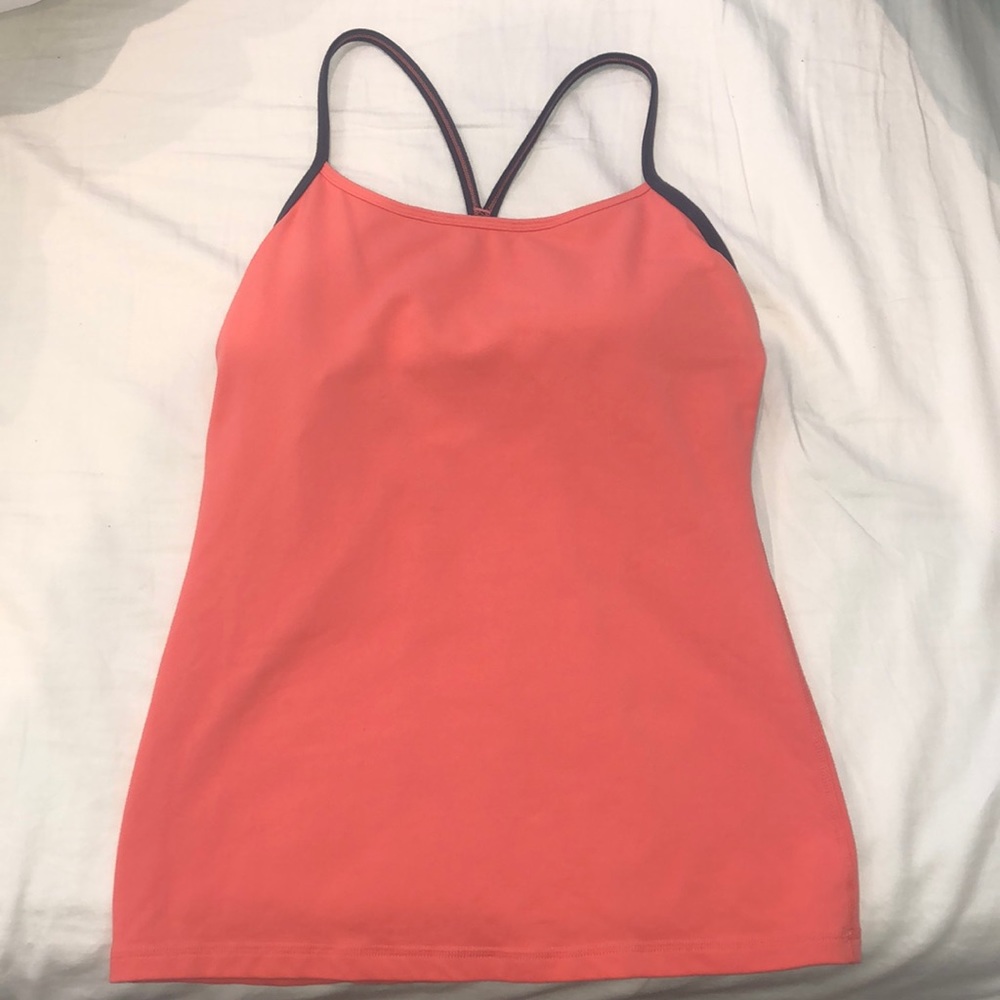 Pink lululemon tank